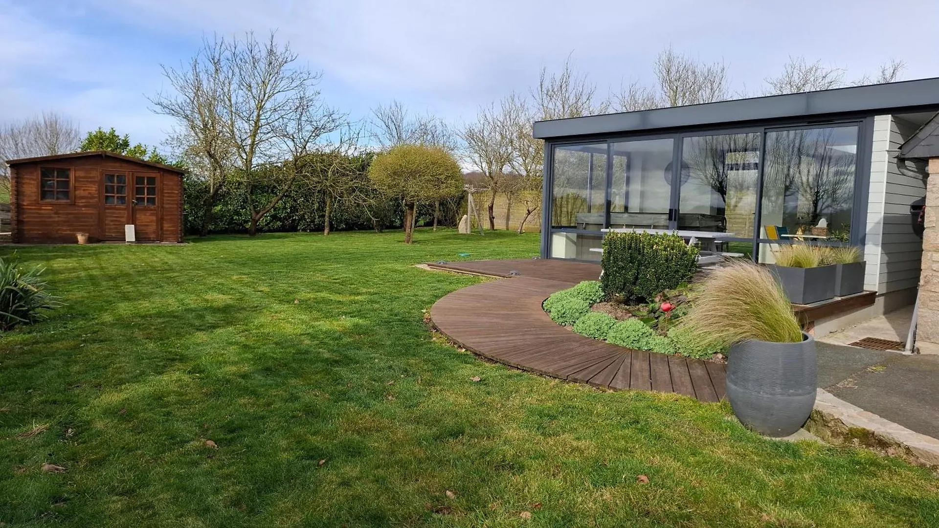 Chez Marie-Celine - Maison Avec Jacuzzi A 20 Min Du Val Andre Plestan Holiday home